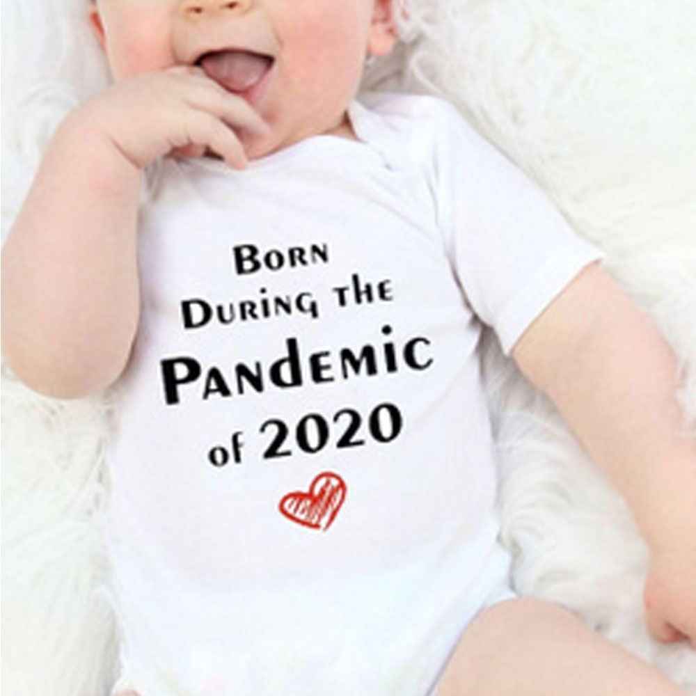 Baby Summer Outfit O Neck Short Sleeves Rompers With Pandemic Of Printing For Toddler Boys Girls 0 12 Months Walmart Canada