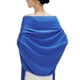thumbnail image 2 of Bufanda maamgic Pashmina para mujer, chales de cachemir con textura azul, 2 of 8