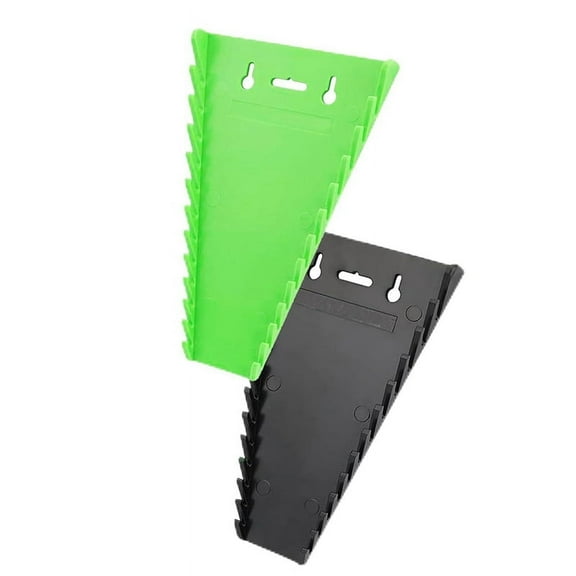 2 Pack Magnetic Wrench Organizer,Wrench Tool Box Organizer,Quality Wrench Holder SAE,1/4 - 1/16 Inch, 6mm-24mm