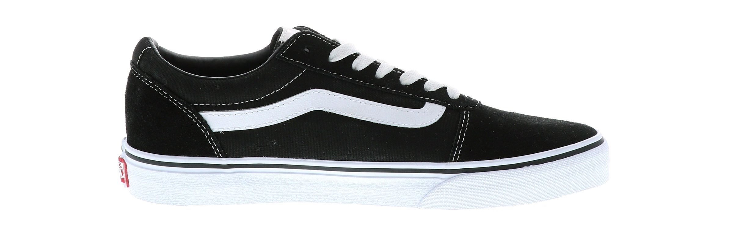 Vans Ward Suede Canvas Shoes Sneakers Black White VN0A36EMC4R Mens Size 10.5 NWB Vans Ward Suede Canvas Shoes Sneakers Black | Mercari main image 2