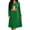 Green A1, variant on Edvintorg Women's Lounge Halloween Printed Long Sleeve Crew Neck Casual Nightgown Plus Size Women Clothing Gray XXXXXL