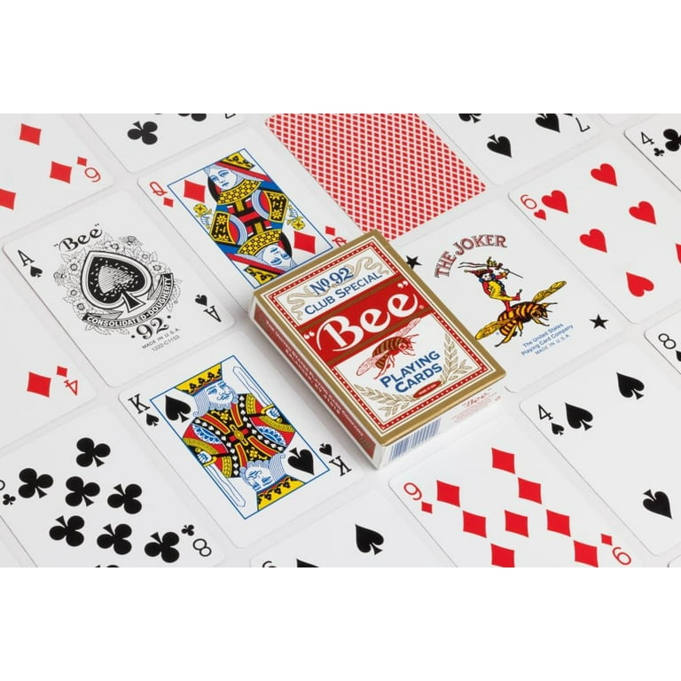Bee Gold Standard Premium Poker Playing Cards, 12 Pack