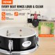 thumbnail image 2 of VEVOR Juego de batería para adultos, 5 piezas, 22 pulgadas, kit completo de batería de tamaño completo con bajo Toms Snare, tambor de piso, soportes de trono ajustables, 2 of 9