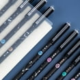 thumbnail image 5 of 12Pcs Erasable Gel Pens Cartoon Gel Inks Pen 0.5mm Needle Tip Blue/Black Inks Refillable Gel Inks Pen, 5 of 9
