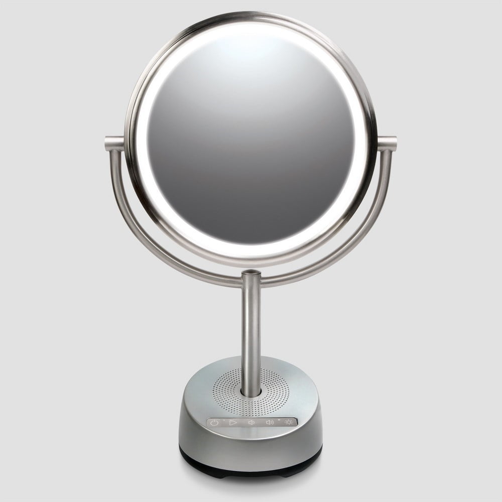 Sharper Image Makeup Mirror Silver BrickSeek