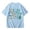 Sky Blue, variant on LRen Boys T Shirts Size 6 Boys Solid Color Crew Neck Short Sleeve Tshirts Little Boy Summer T Shirts Fashion Summer Casual Soft Shirts