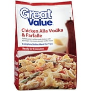 Great Value Chicken Alla Vodka & Farfalle Skillet Meal, 24 oz