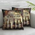 thumbnail image 3 of Orinice Wine Bottles Graphic Decorative Throw Pillow Cover for Home Couch Living Room Bed Sofa, Outdoor Indoor Decoration, 1PC 22x22in, 3 of 5