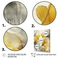 thumbnail image 3 of Designart "Palm Tropical Ginkgo Artwork III" Floral Leaves Wall Art Living Room, 3 of 5