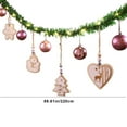 thumbnail image 3 of 2024 Christmas Rattan Decoration Christmas Scene Decoration Hanging Decorations Pendant, 3 of 6