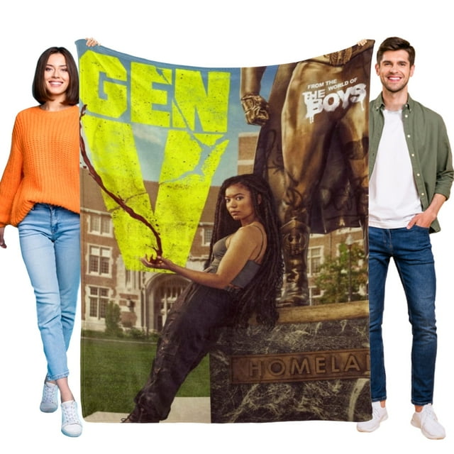 Gen V anti-pilling, suave, ligera, esponjosa y acogedora de lujo para hogar y cocina – Perfecta para niños y adultos,120X150cm