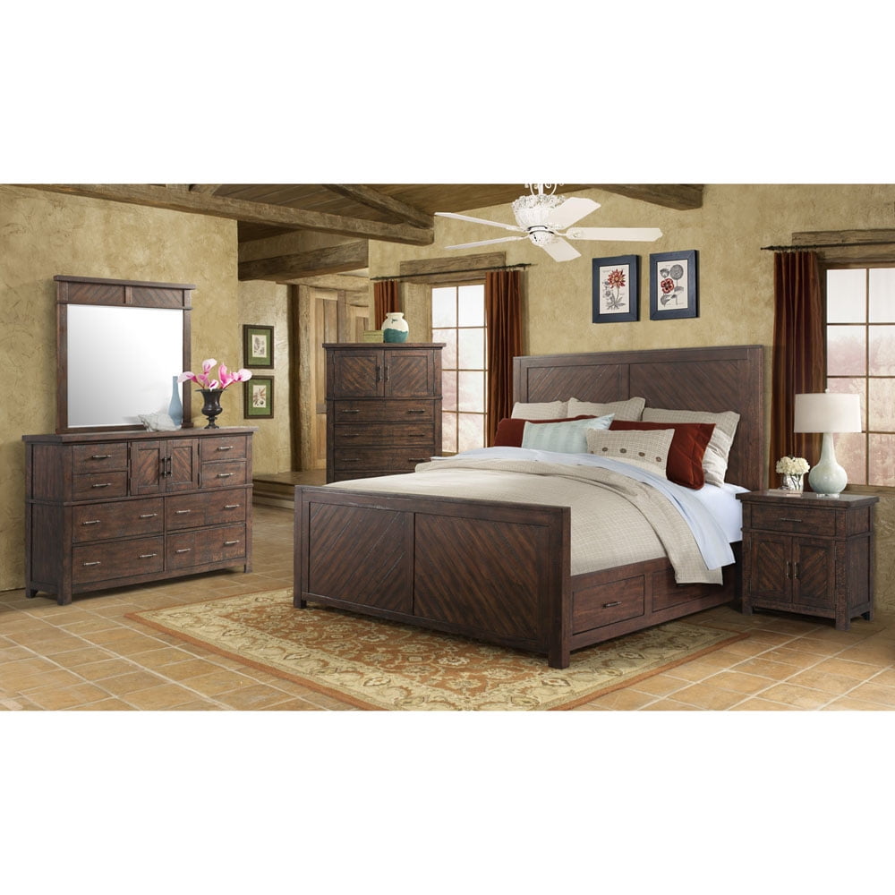 Cambridge Montana Storage 5Piece Bedroom Suite KingSize Bed,Dresser