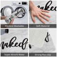 thumbnail image 4 of Get Naked Bathroom Rugs Non Slip Soft Absorbent Bath Mat Washable Floor Rug Carpets Bath Mats Decoration 16"x24", 4 of 8