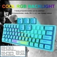 thumbnail image 4 of ZIYOULANG K61 60% Gaming Keyboard, Compact RGB Backlit Wired Waterproof, for PS4 XBOX PC Laptop Mac, 4 of 9