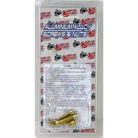 Yana Shiki GTBK501BU Blue Gas Cap Screw Kit for Suzuki Motorcycles