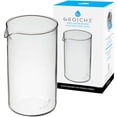thumbnail image 1 of Vaso de vidrio GROSCHE 1.5L de borosilicato 3.3 para prensa francesa, 1 of 6