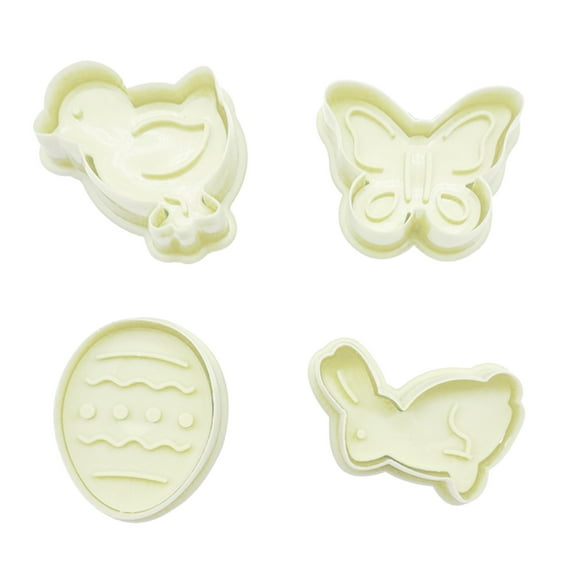CRCMURE Moule à Gâteau Mignon et Amusant Tampon pour Gâteau/pâtisserie/biscuit/fondant Emporte-Pièces à Poussoir pour Biscuits Animaux