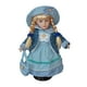 thumbnail image 2 of Figura de muñeca de porcelana con soporte, bellamente elaborada, regalo para niñas y mujeres. Azul, 2 of 9
