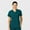 Caribbean Blue, variant on Wink W123 Flex-N-Reach Tuck In Scrub Top