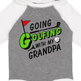 thumbnail image 4 of Inktastic Going Golfing with My Grandpa- Kids Golf Boys or Girls Long Sleeve Baby Bodysuit, 4 of 5