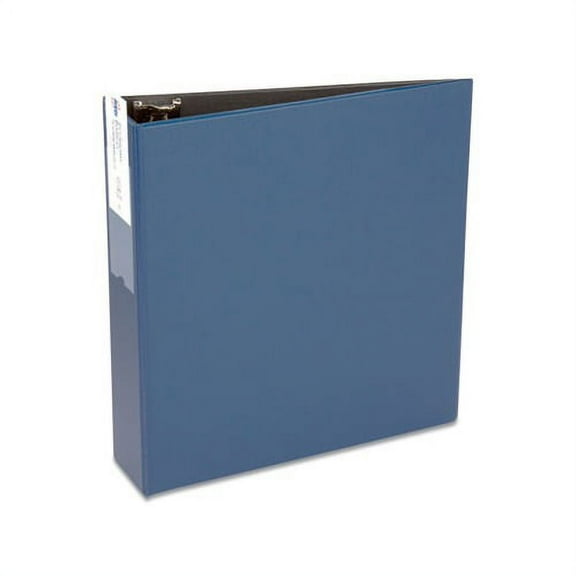 Economy Non-View Binder with Round Rings 3 Rings, 3" Capacity, 11 x 8.5, Blue, 4600