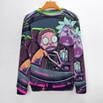 thumbnail image 2 of Rick And Morty Sweater Long Sleeve Round Neck Pullover Jumper Fall Winter Clothes Print Tops Blouse 3XL, 2 of 6