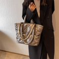 thumbnail image 3 of CoCopeaunt Puffer Tote Bag for Women Quilted Puffy Handbag Light Winter Down Cotton Padded Shoulder Bag Down Padding Tote Bag, 3 of 6
