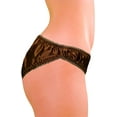 thumbnail image 3 of Merise Womens Sexy Silk Satin Bikini With Different Types Of Color & Lace Combination ! (Dark Grey Lace- Chocolate- Small), 3 of 6