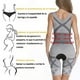 thumbnail image 4 of Fajas Para Mujer Body Shapewear cuerpo completo Shaper cintura entrenador adelgazar corsé cuerpo Shapers sin costuras Abdomen Shapers Control barriga ropa interiorpangjing, 4 of 4