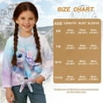 thumbnail image 7 of Xoenoiee Turtle Flower Print Girls Long Sleeve Shirts Tie Hem Fall T-Shirt Round Neck Tops Blouse Pullover Tunic Outfits Fall Clothes, 5-6 Year, 7 of 7