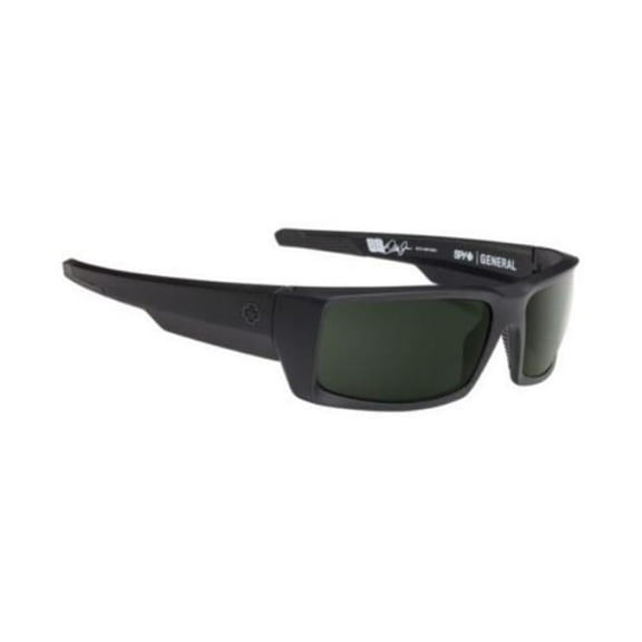 SPY SPY-673118973863 General Sunglasses, Soft Matte Black & Happy Gray Green