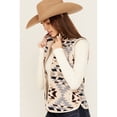 thumbnail image 2 of Shyanne Women's Southwestern Print Polar Fleece Vest - SRHO24V6-NAT Medium  US, 2 of 4