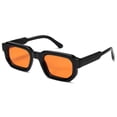 thumbnail image 1 of Gafas de sol VANLINKER Retro Chunky Rectangle VL9823 Negro/Naranja, 1 of 5