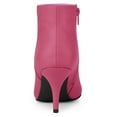 thumbnail image 3 of BLISSFUL STEP Women's Pointed Toe Zipper Stiletto Heels Ankle Boots, 3 of 6