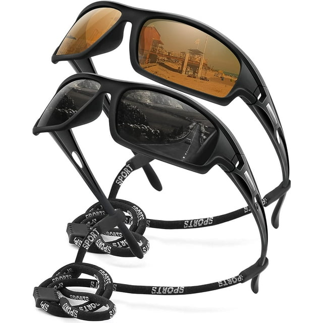 Gafas Deportivas AWGSEE Polarizadas con Protección 100% UV para Hombre