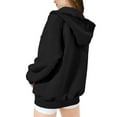 thumbnail image 5 of KAUOD Teen Girls Cute Hoodies Ribbed Soft Zip up Hoodie Sweatshirts Kids Oversized Pockets Long Sleeve Fleece Clothes, 5 of 7