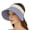 Blue, variant on Striped Sun Visor Hat for Women, Extra Wide Brim Breathable UV Protection Cap, Foldable Summer Hat for Beach Vacation Travel Outdoor Activities