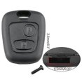 thumbnail image 4 of Car Key Shell Remote Control Replacement Dustproof Key Case 2 Button Compatible for Citroen C1 C2 C3 C4 Peugeot- 206 207 B36B, 4 of 5