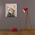 thumbnail image 6 of Epic Graffiti 'Flower Crown Tabby Cat 3' by Furbaby Affiliates, Canvas Wall Art, 26"x30", 6 of 8