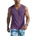 thumbnail image 6 of Men's Workout Tank Tops V Neck Sleeveless Shirts Quick Dry Athletic Gym Muscle T Shirt Lightweight Soft Tee, S, 6 of 8