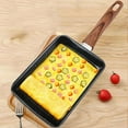 thumbnail image 6 of Frying Pan Japanese Tamago-yaki Square Non-Stick Pan Thick Breakfast Egg X9, 6 of 9