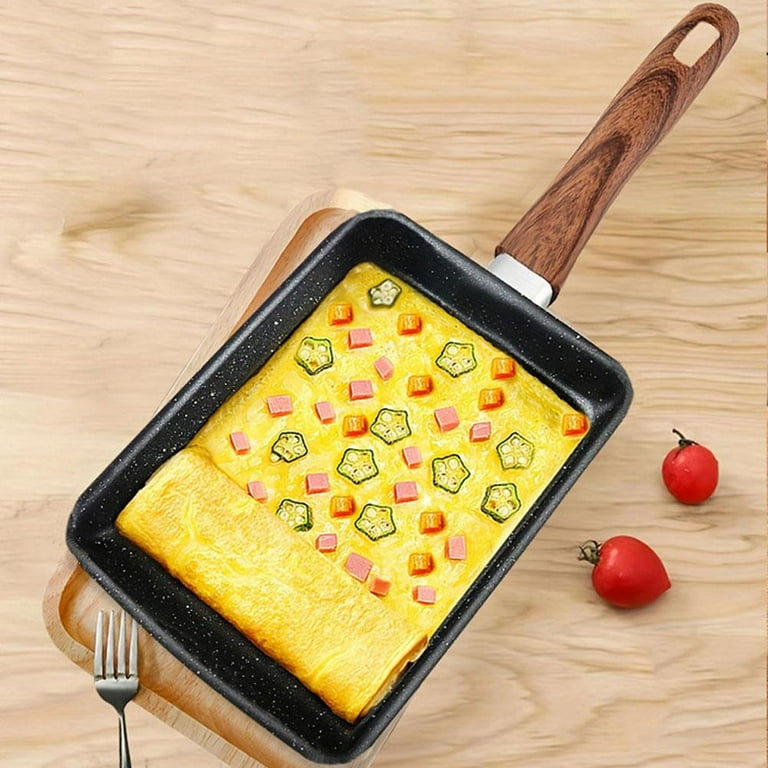 Frying Pan Japanese Tamago-yaki Square Non-Stick Pan Egg Thick