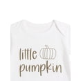 thumbnail image 3 of Qiylii Baby Boy Clothes Set,Short Sleeve Romper+Pumpkin Print Trousers+Hat, 3 of 6