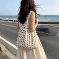 thumbnail image 4 of Jamicy Shoulder Bag for Women Fashion Casual Polka Dots Tote Bags with Soft Strap Shoulder Handbags for Travel Outgoing, 4 of 8