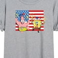 thumbnail image 3 of SpongeBob SquarePants - Patrick Sparkers Flag - Juniors Ideal Flowy Muscle T-Shirt, 3 of 6