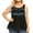 Single Pack - Black, variant on QRIC Women Swing Lace Flowy Style Clothing Tank Top with Built in Bra Summer Sleeveless Women's Plus Size Blouse Shirt, 2XL
