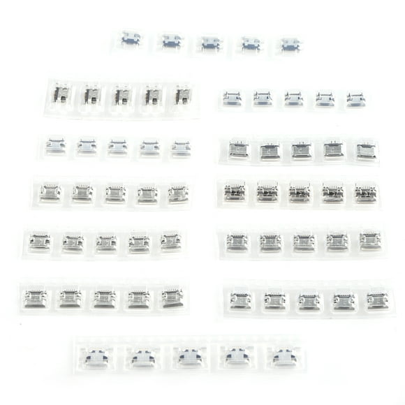 USBSMD,60Pcs SMD Connector Mini SMD Connector Components Exceptional Craftsmanship