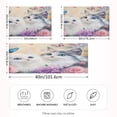 thumbnail image 2 of Ryvnso Satin Pillowcase Cats Butterfly Roses Pillow Cases Standard Size 40x20in, 2 of 6