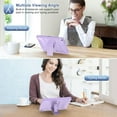 thumbnail image 6 of Case for iPad (A16) 11th Generation 11-inch 2025, iPad 10th Generation 10.9-inch 2022, with Built-in Screen Protector and Kickstand, Rugged Full Body Protective Cover - Violet, 6 of 13