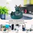 thumbnail image 4 of Bulldog Art Figurines Misceláneas Resina Animal Escultura para el hogar (verde negruzco), 4 of 8